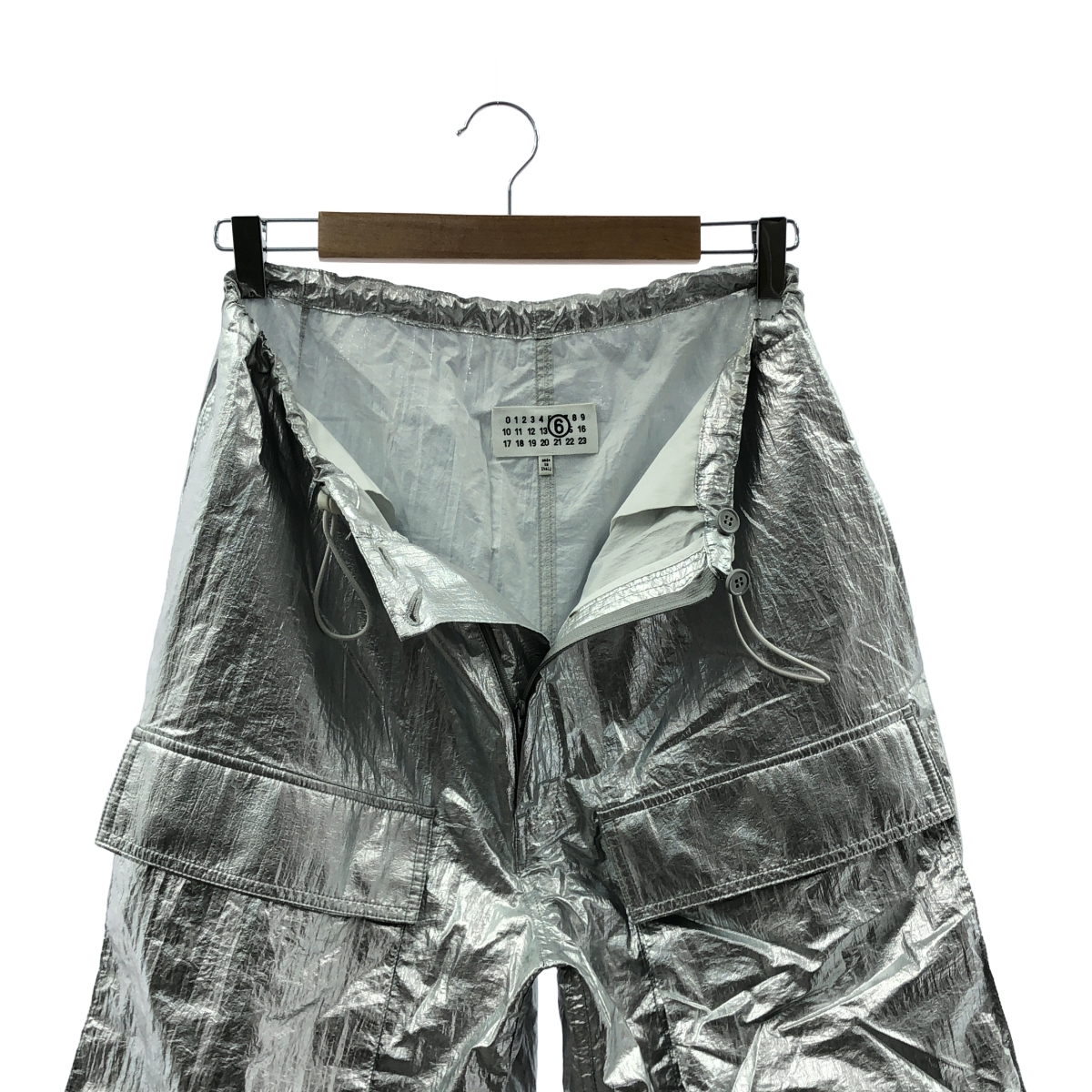 MM6 Maison Margiela / エムエムシックスメゾンマルジェラ Tyvek Trousers タイベックス メタリック カーゴパンツ