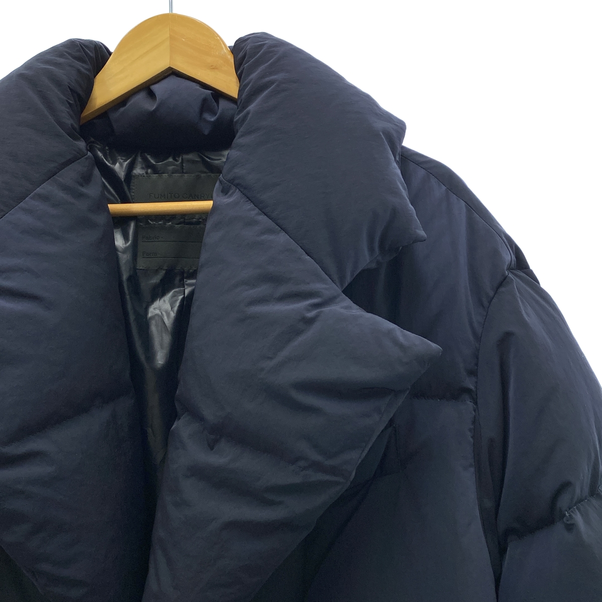 FUMITO GANRYU / フミトガンリュウ TLAPAZE LAPEL DOWN JACKET トラピーズラペル ダウンジャケット