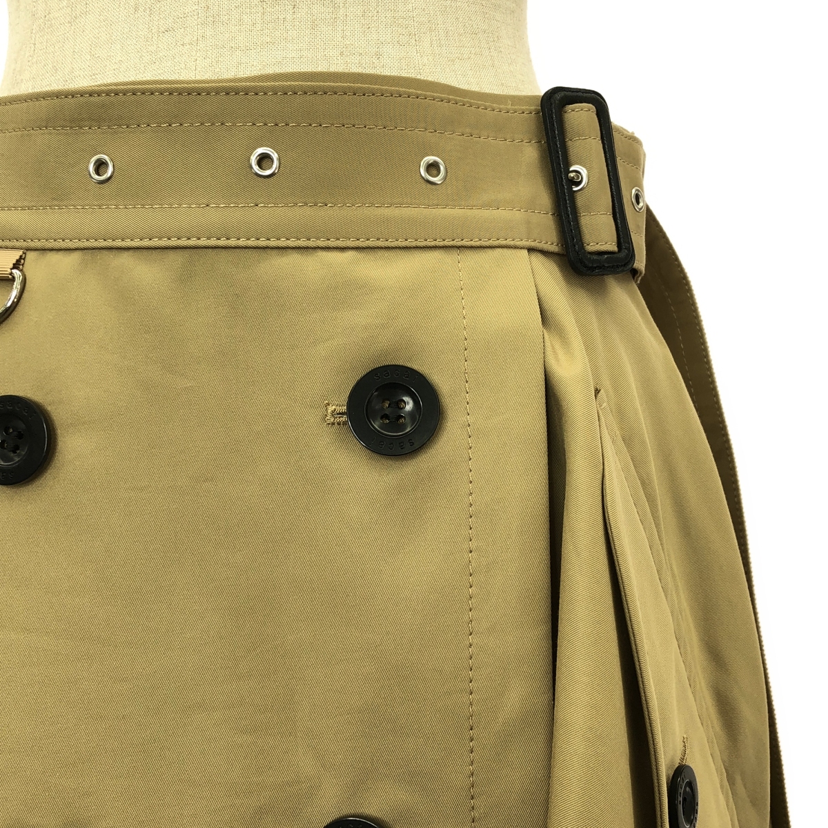 sacai / サカイ コットン トレンチ ラップスカート