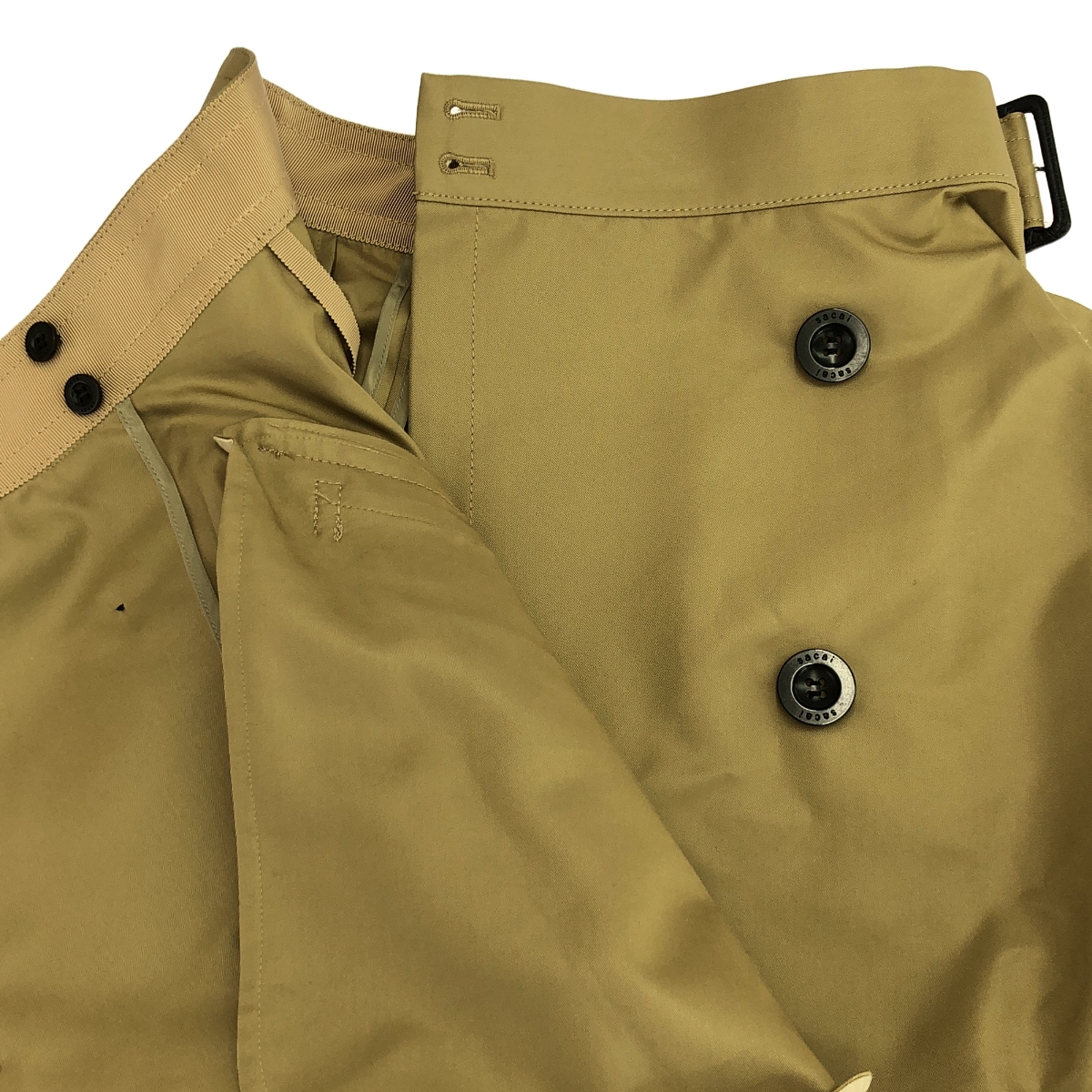 sacai / サカイ コットン トレンチ ラップスカート
