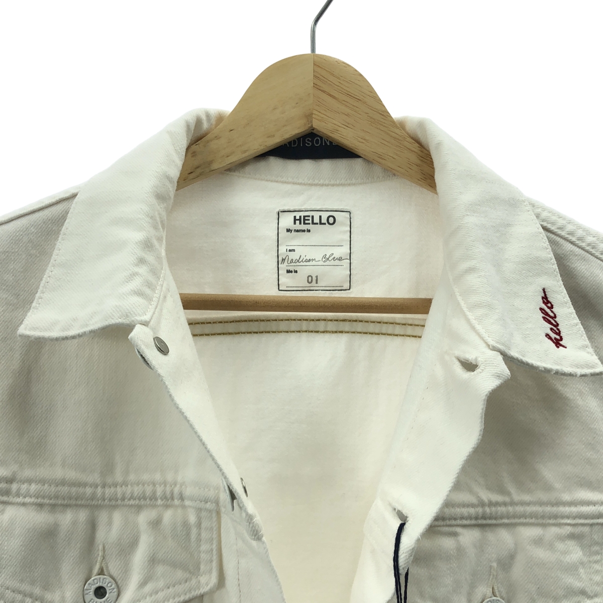 MADISON BLUE / マディソンブルー DENIM TIGHT G JAC デニムジャケット