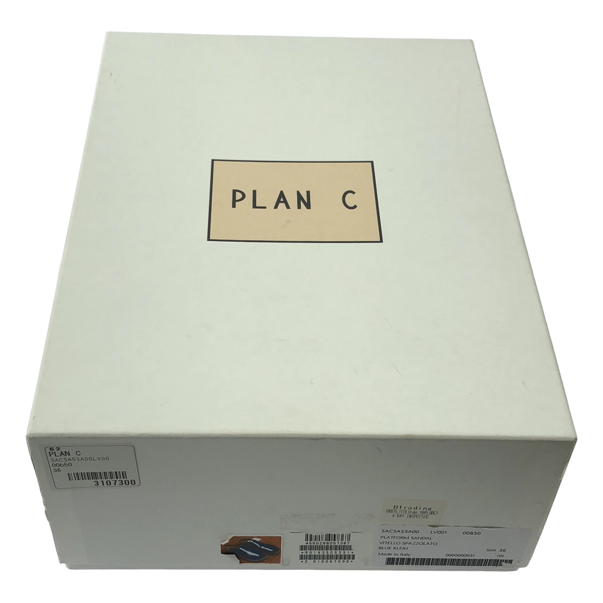 Plan C / プランシー フスベット カットアウト サンダル