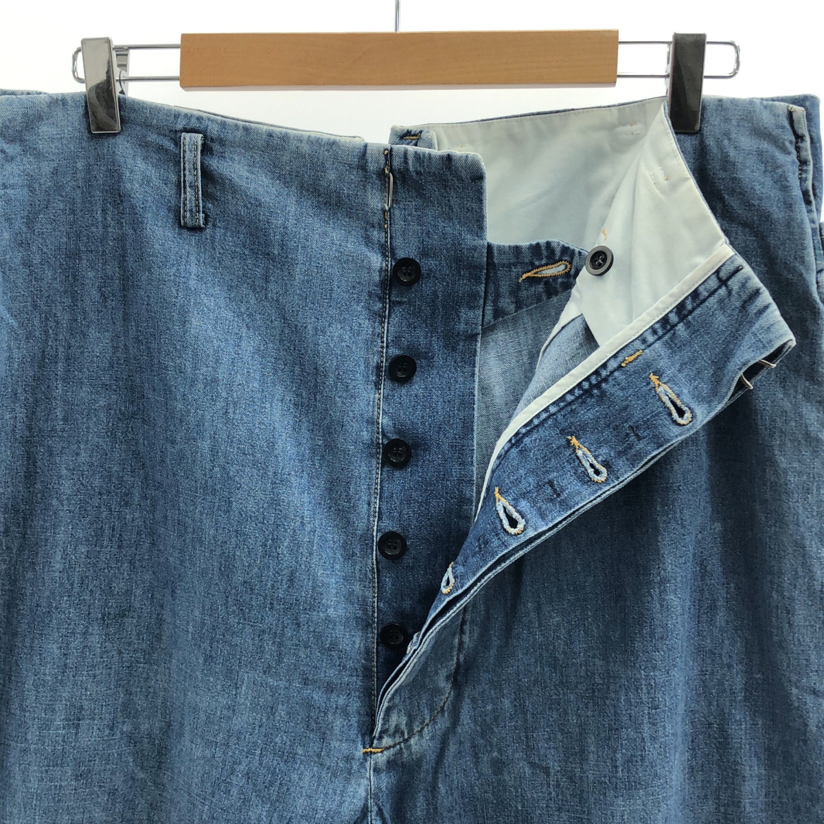 Maison Margiela / メゾンマルジェラ サイドジップアジャスター デニム ワイドパンツ