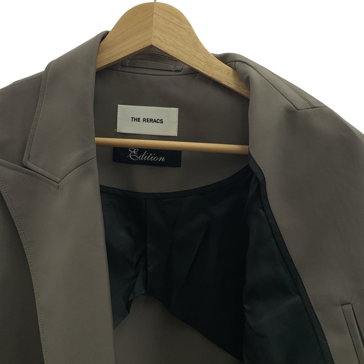 THE RERACS / ザリラクス × Edition / PEAKED LAPEL DOUBLE BREASTED ダブル ブレスト コート