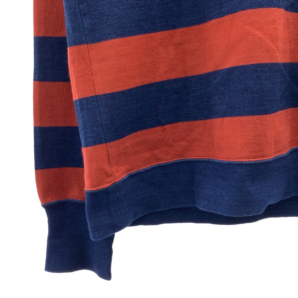 visvim / ビズビム コットン ボーダー クルーネック トレーナー