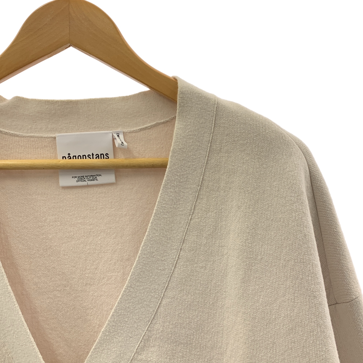 nagonstans / ナゴンスタンス コットン カシミヤ混 カーディガン