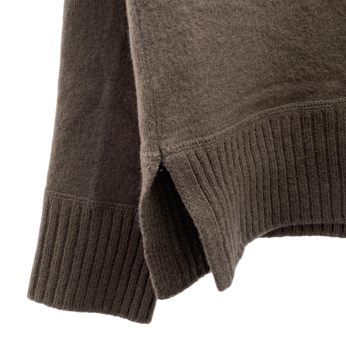 MHL. / エムエイチエルマーガレットハウエル felted rough wool ウール リブ ニット