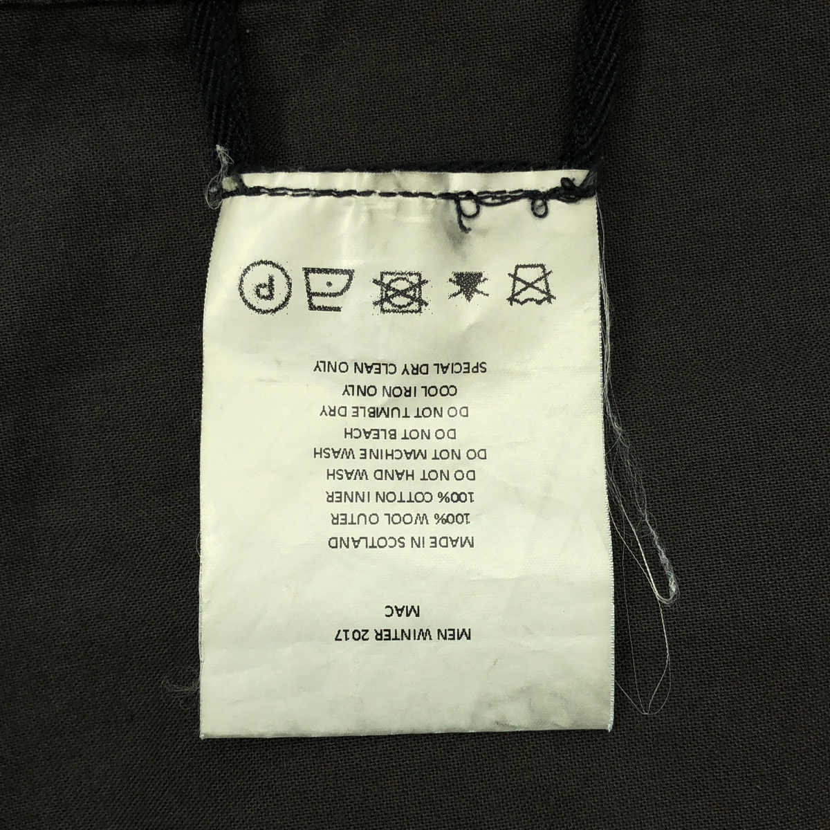 その他 MAC マック / ウール ヘリンボーン ステンカラーコート