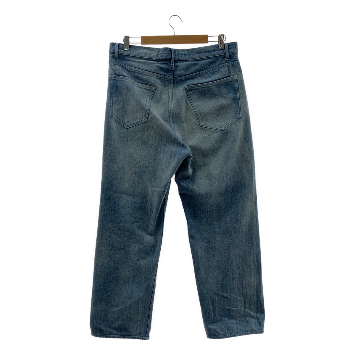 AURALEE / オーラリー SELVEDGE FADED LIGHT DENIM WIDE PANTS / セルビッチ デニムパンツ