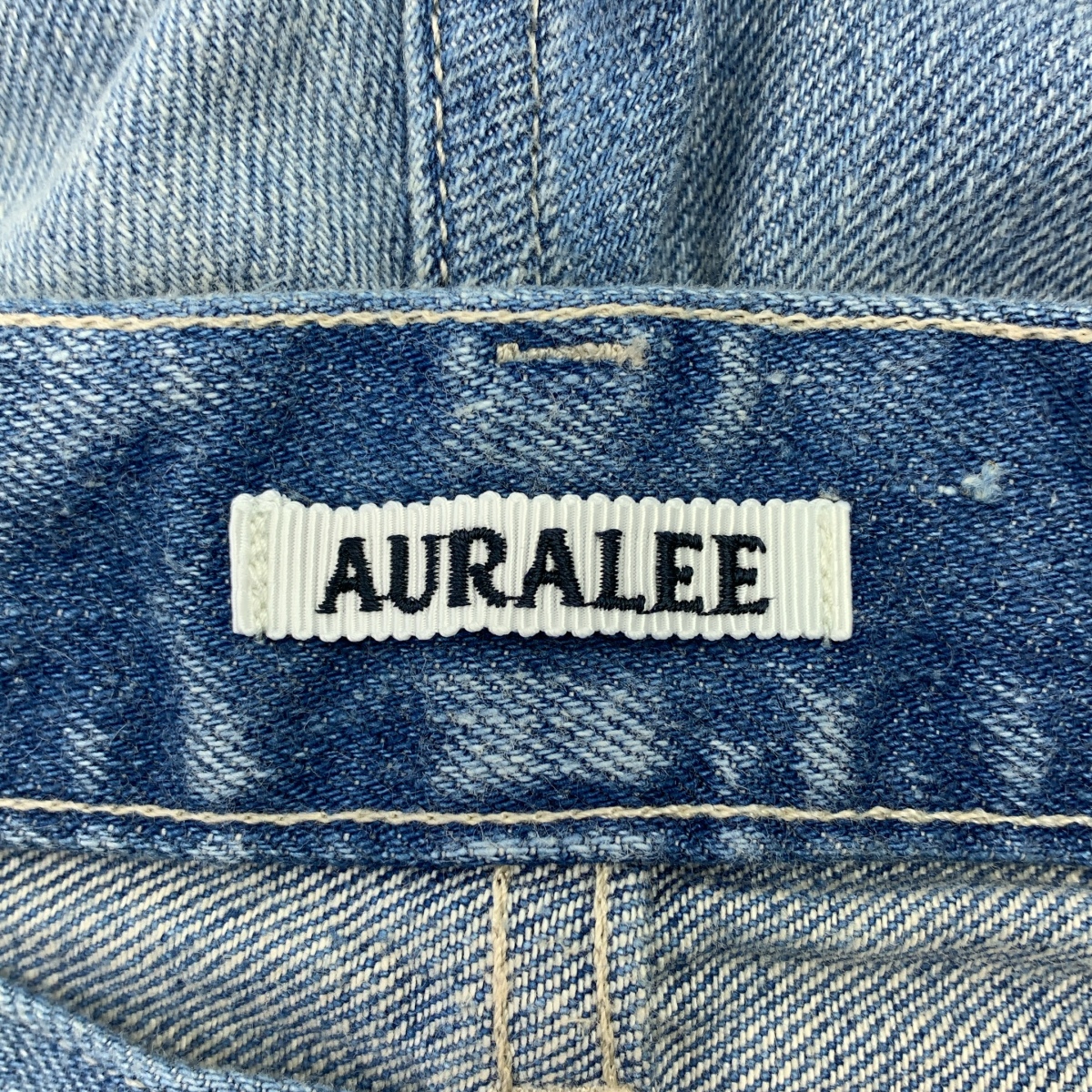 AURALEE / オーラリー SELVEDGE FADED LIGHT DENIM WIDE PANTS / セルビッチ デニムパンツ
