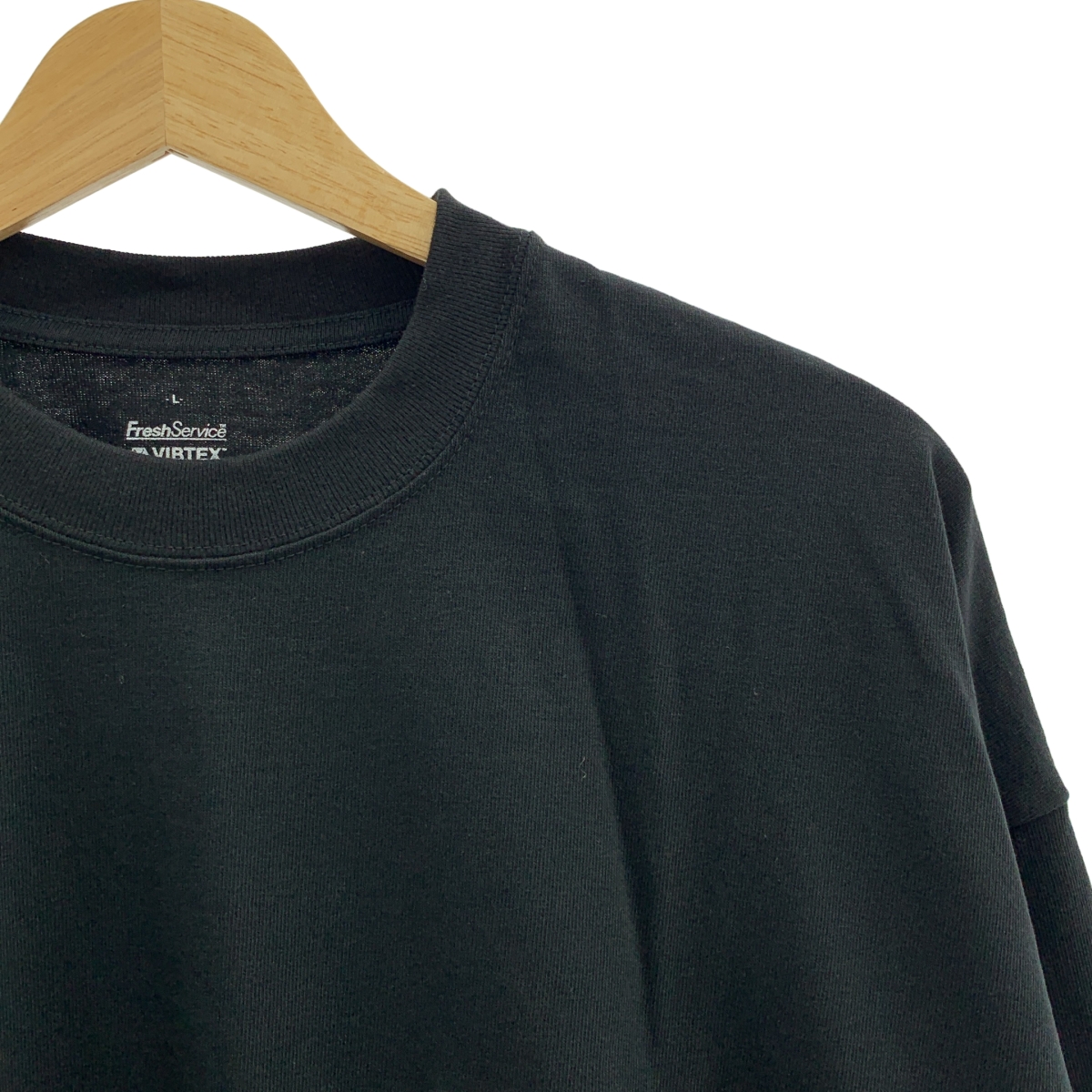 FreshService / フレッシュサービス VIBTEX / L/S CREW NECK TEE / ロゴ オーバー カットソー