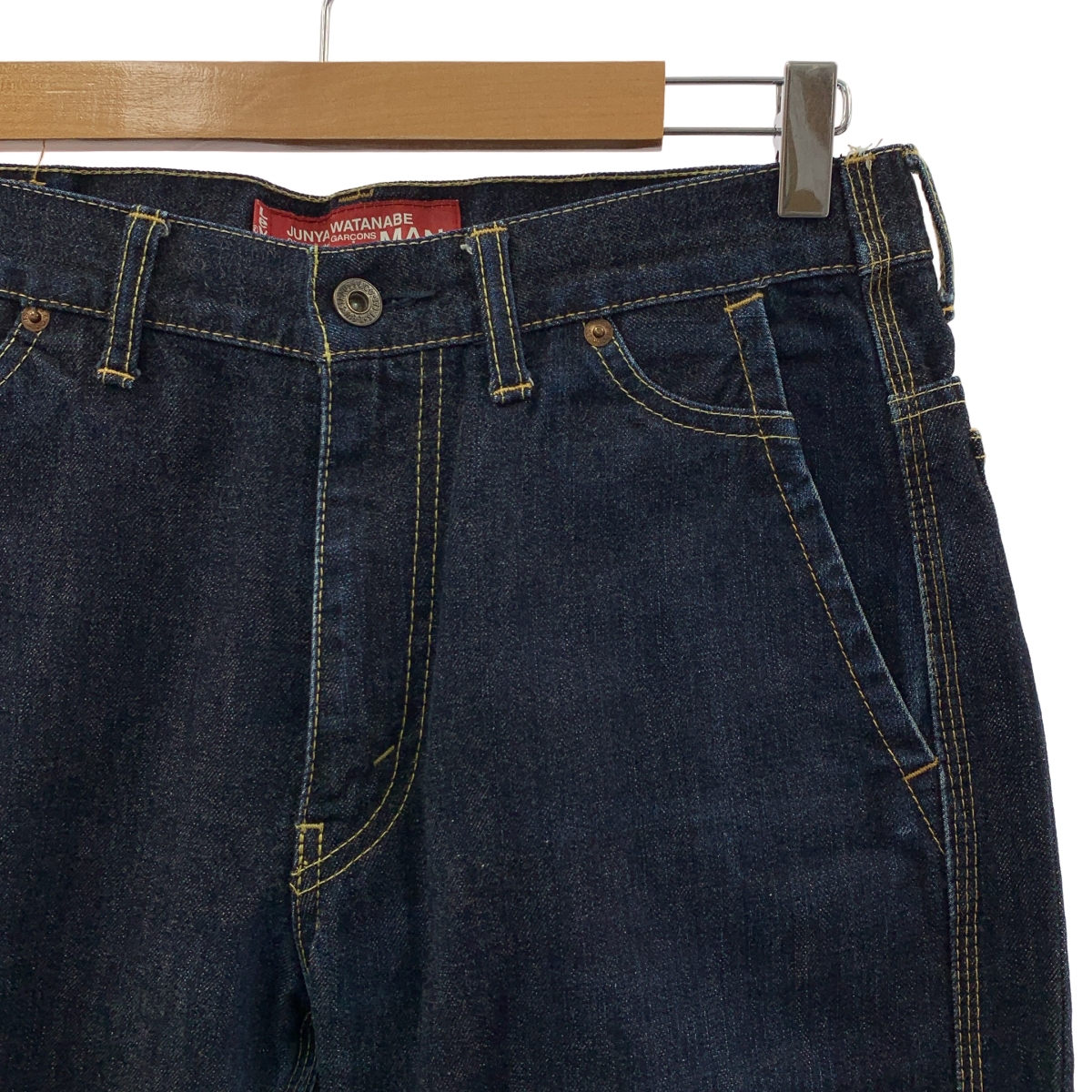 eye JUNYA WATANABE COMME des GARCONS MAN / アイジュンヤワタナベ マン × Levi's / リーバイス JB503 / レザーパッチ デニム パンツ