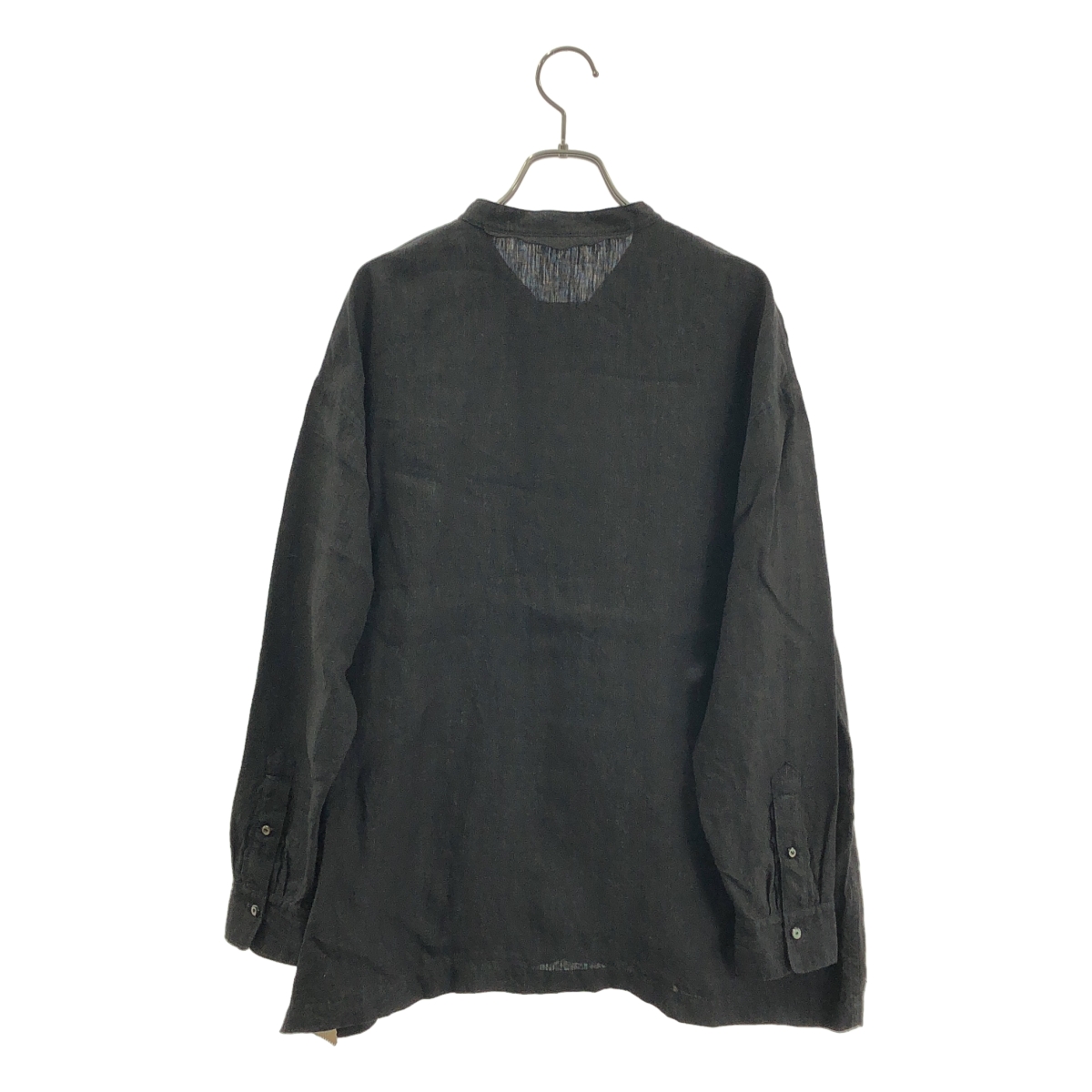 その他 リネン ヘンリーネック ブラウス