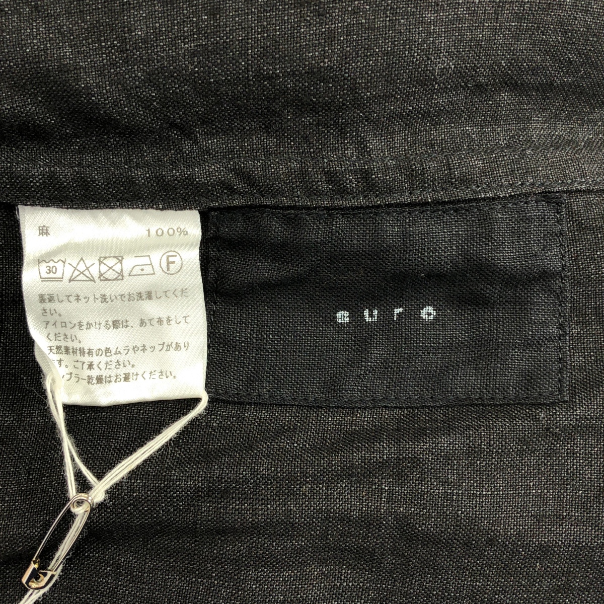 その他 リネン ヘンリーネック ブラウス