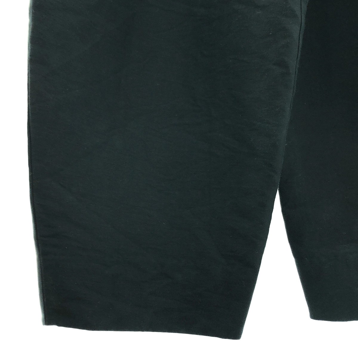 その他 TRIPLE PLEATED WIDE TAPERED シルク コットン 3タック パンツ