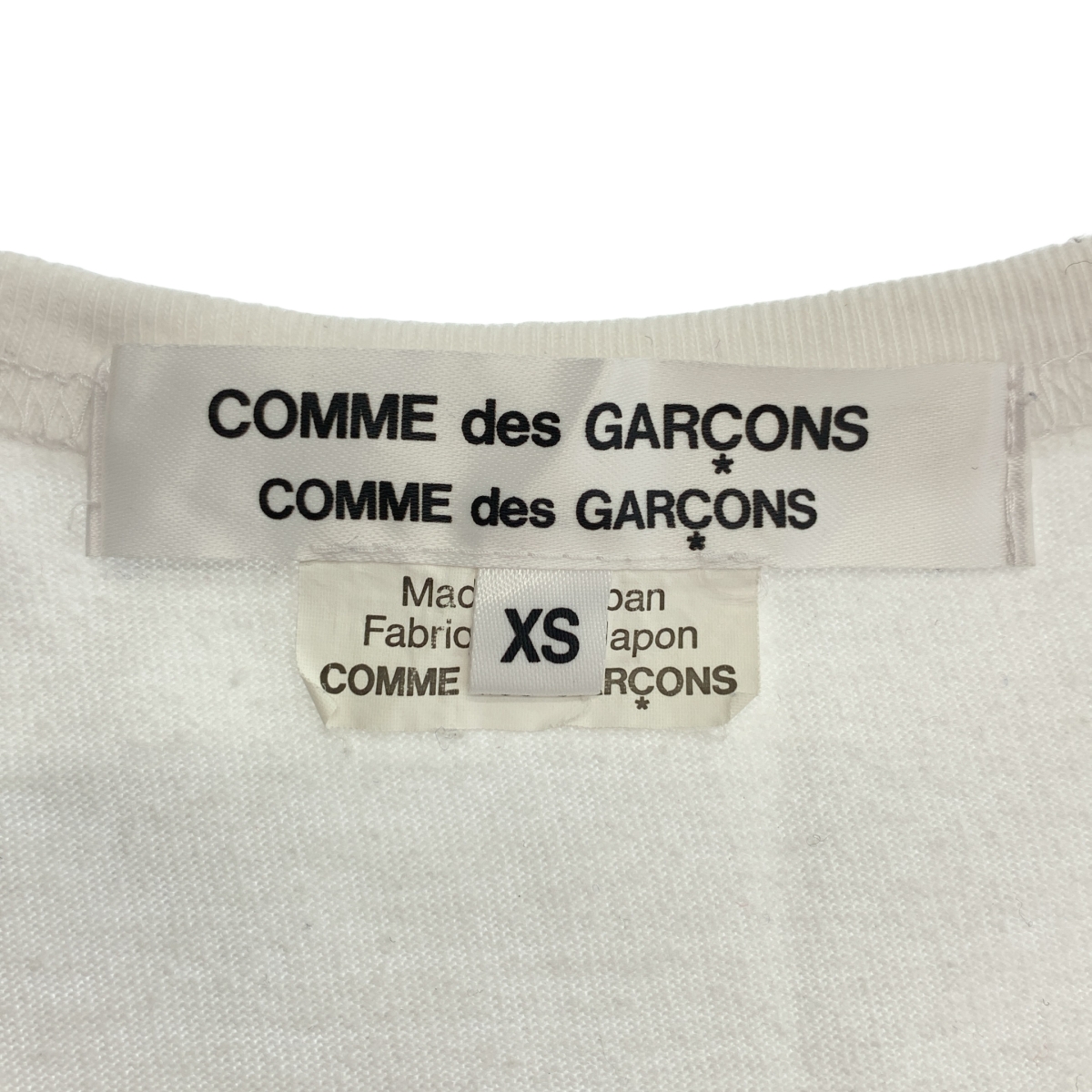 COMME des GARCONS COMME des GARCONS / コムコム プリント コットン クルーネック カットソー