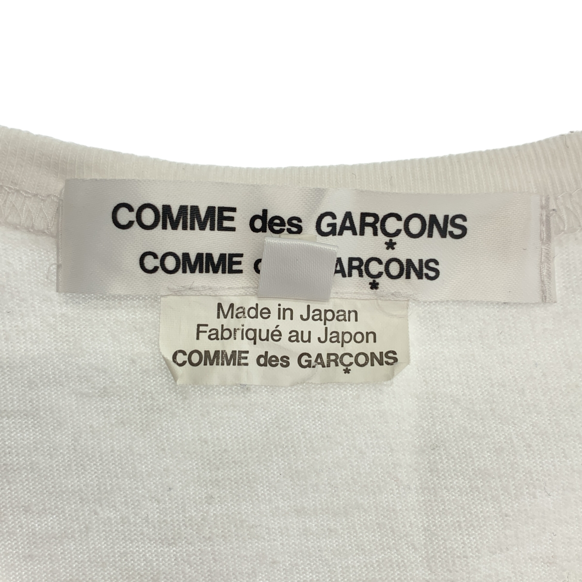 COMME des GARCONS COMME des GARCONS / コムコム プリント コットン クルーネック カットソー