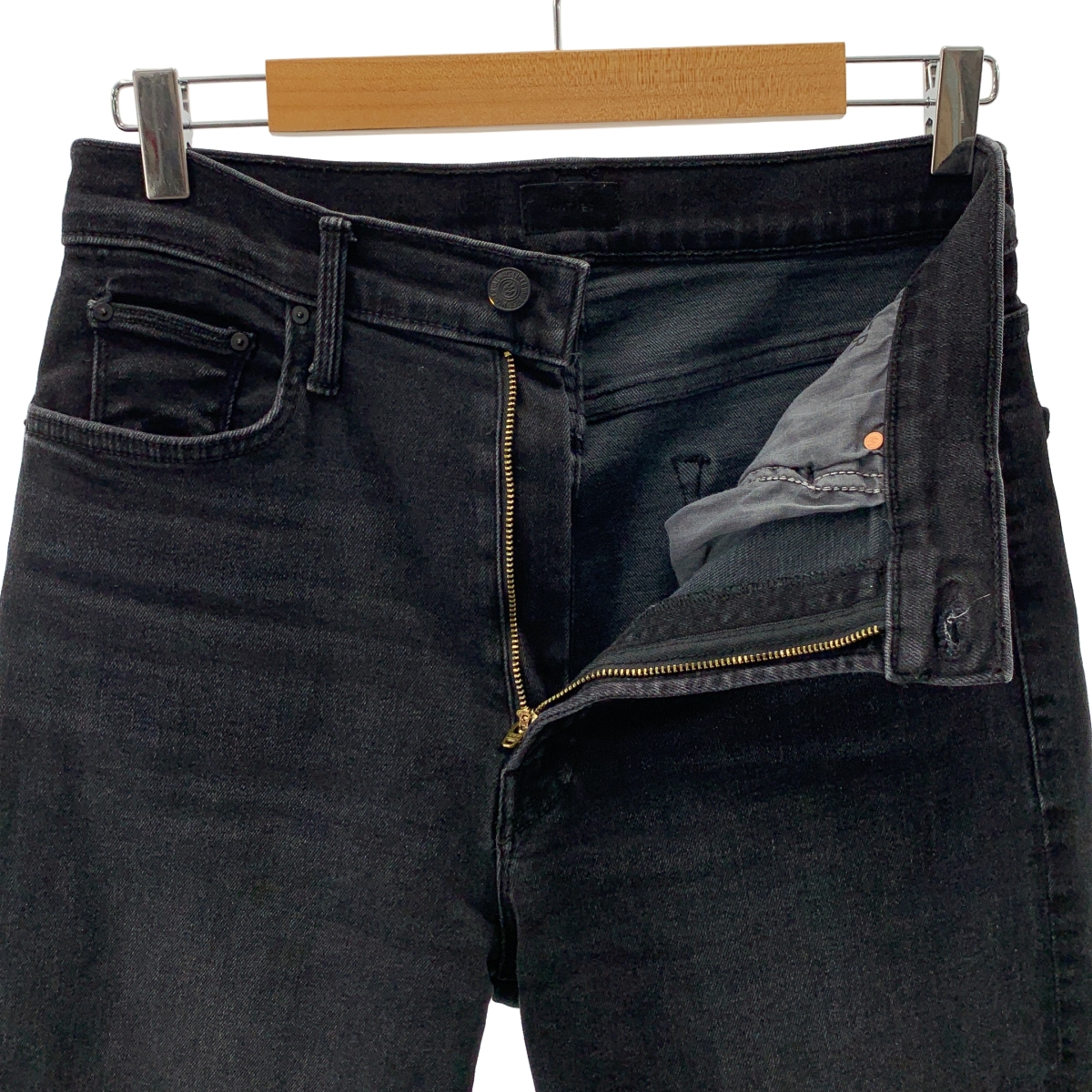 MOTHER / マザー ストレッチ ブラックデニム パンツ