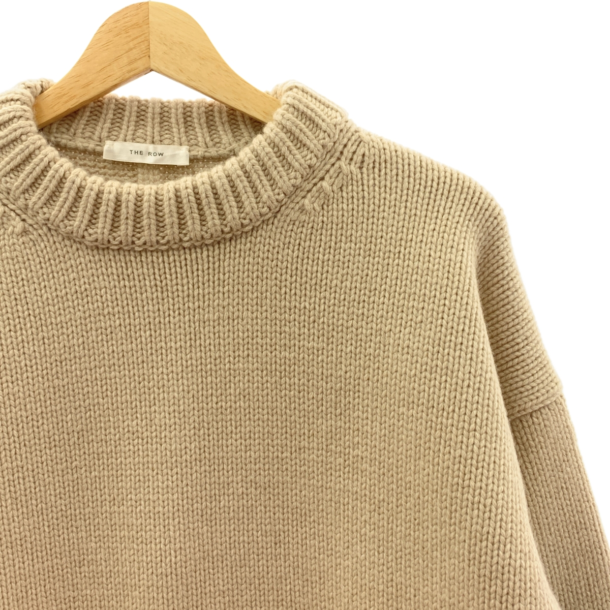 THE ROW / ザロウ OPHELIA TOP ウール × カシミヤ / オーバーサイズ プルオーバー ニット