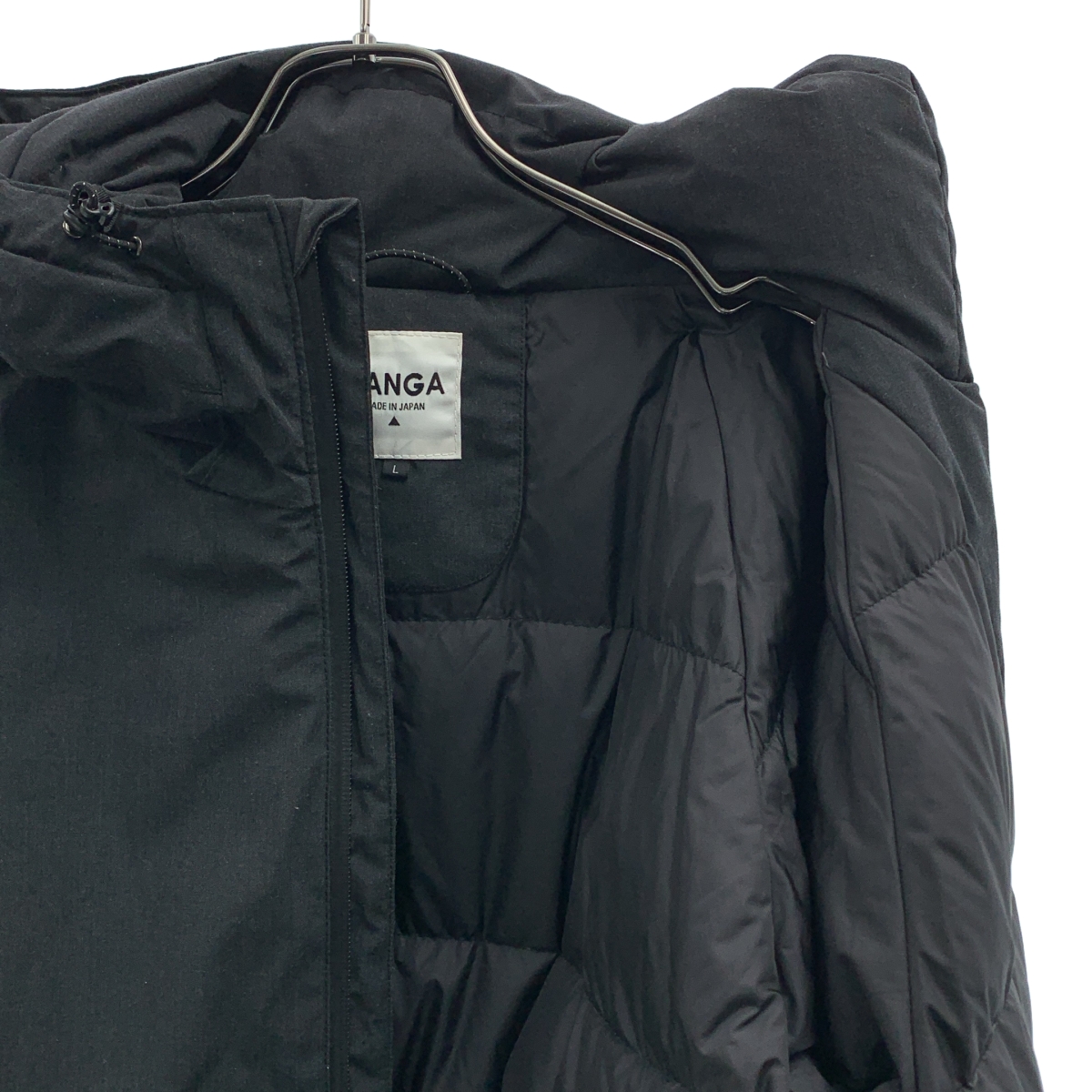 NANGA / ナンガ ロゴジップ ダウンジャケット フーディ