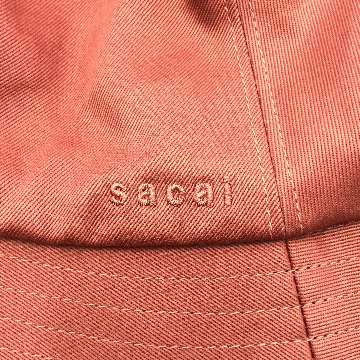 sacai / サカイ ロゴ レイヤード バケットハット 帽子