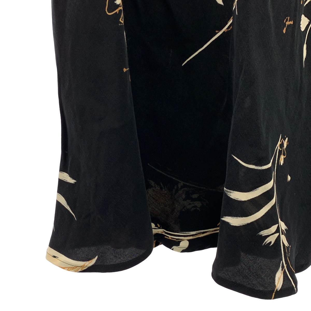 SACRA / サクラ フラワープリント ロングスカート