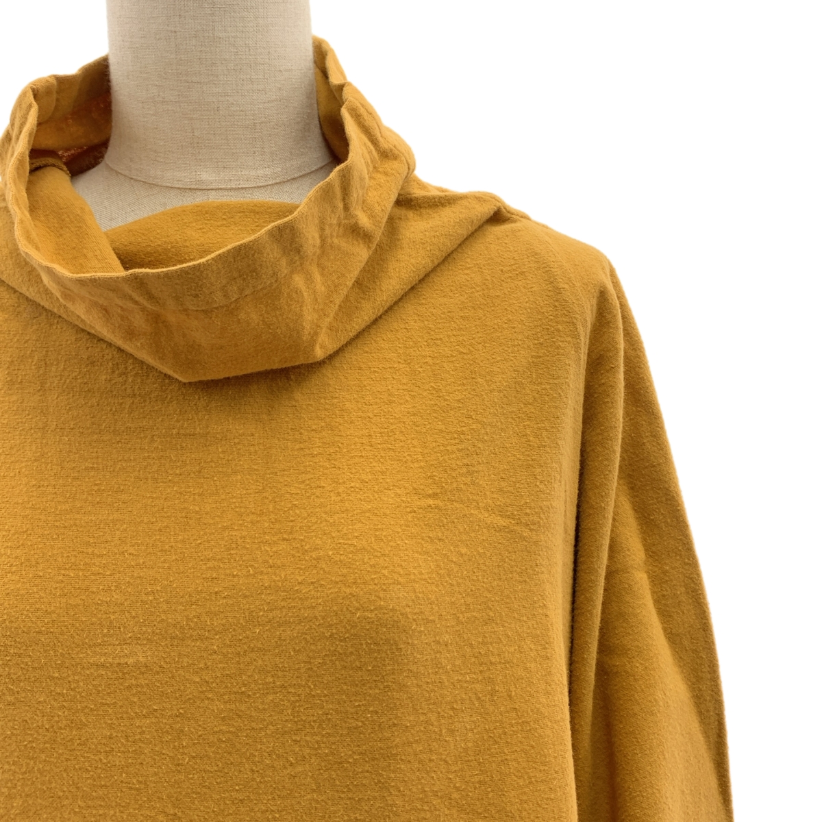 BLACK CRANE / ブラッククレーン コットン ハイネック プルオーバーワンピース