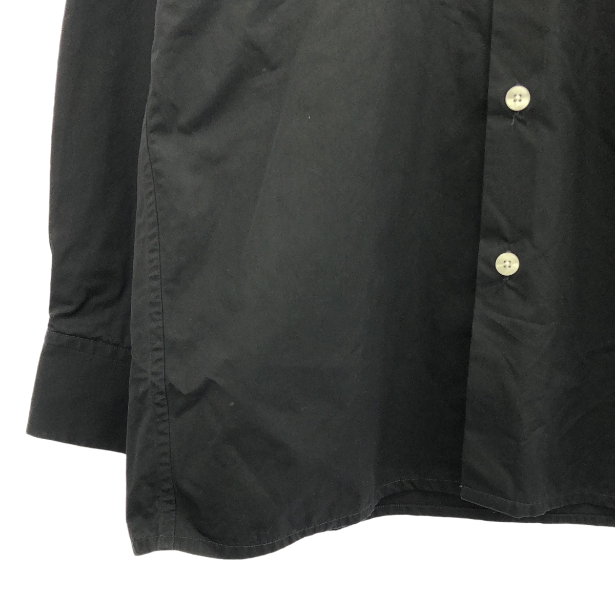 Bagutta / バグッタ ウォッシュドコットン タイプライター ソリッド オーバーサイズド シャツ