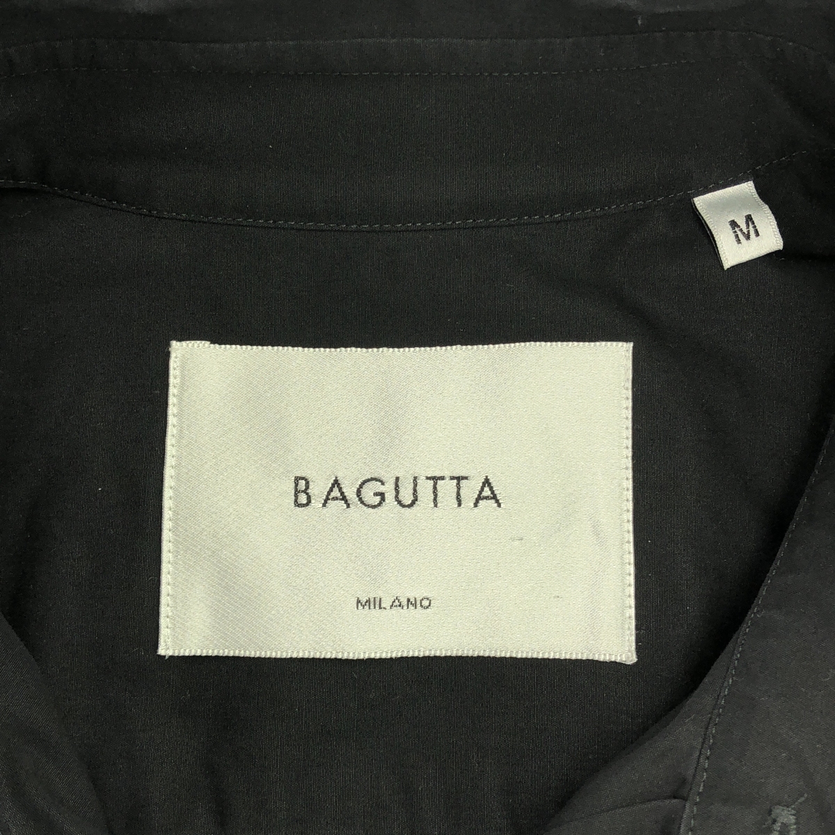 Bagutta / バグッタ ウォッシュドコットン タイプライター ソリッド オーバーサイズド シャツ