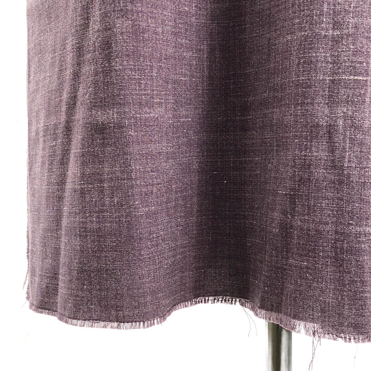 GABRIELA COLL GARMENTS / ガブリエラコールガーメンツ LOLO PIANA FINE WOOL V NECK DRESS ロロピアーナ カットオフ ワンピース