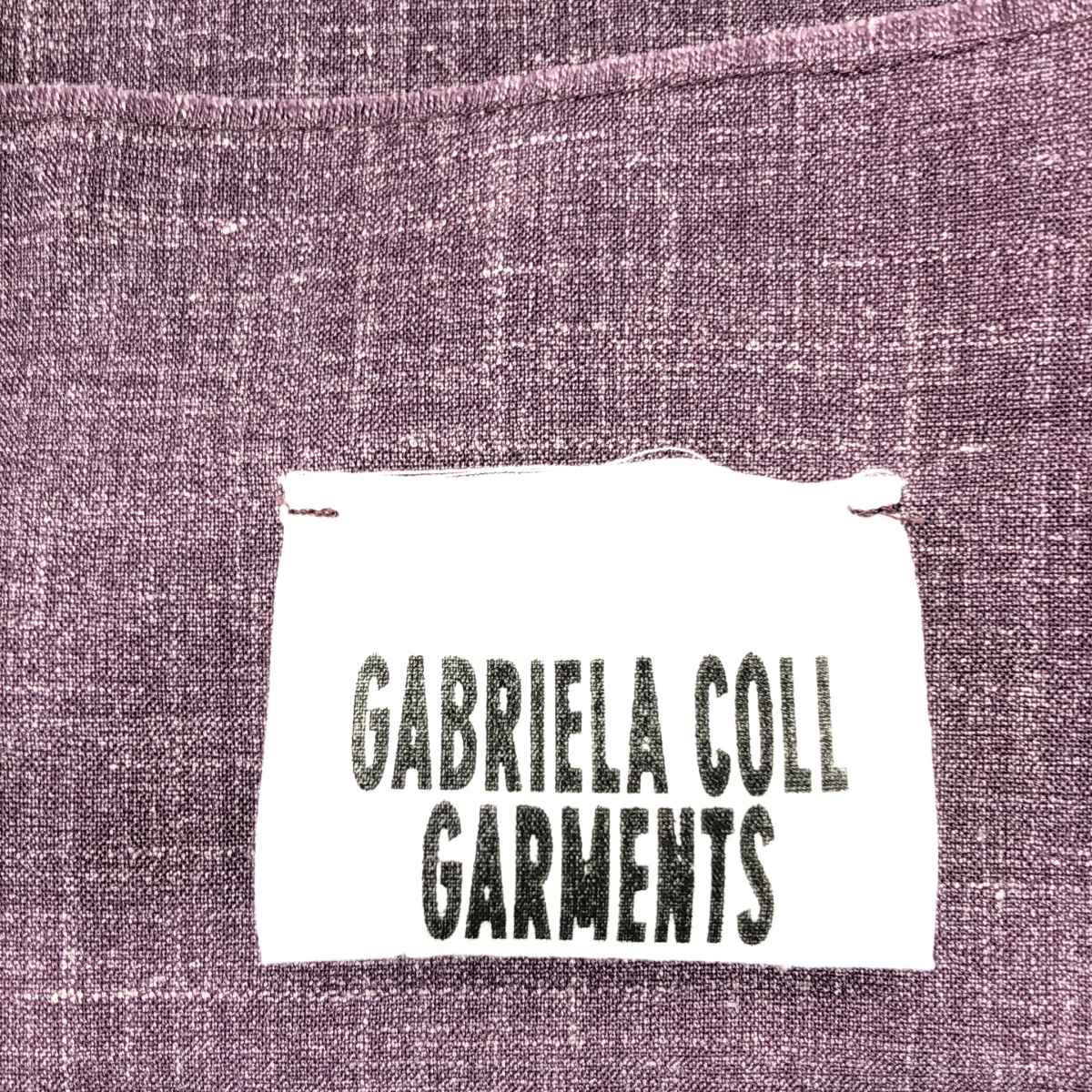 GABRIELA COLL GARMENTS / ガブリエラコールガーメンツ LOLO PIANA FINE WOOL V NECK DRESS ロロピアーナ カットオフ ワンピース