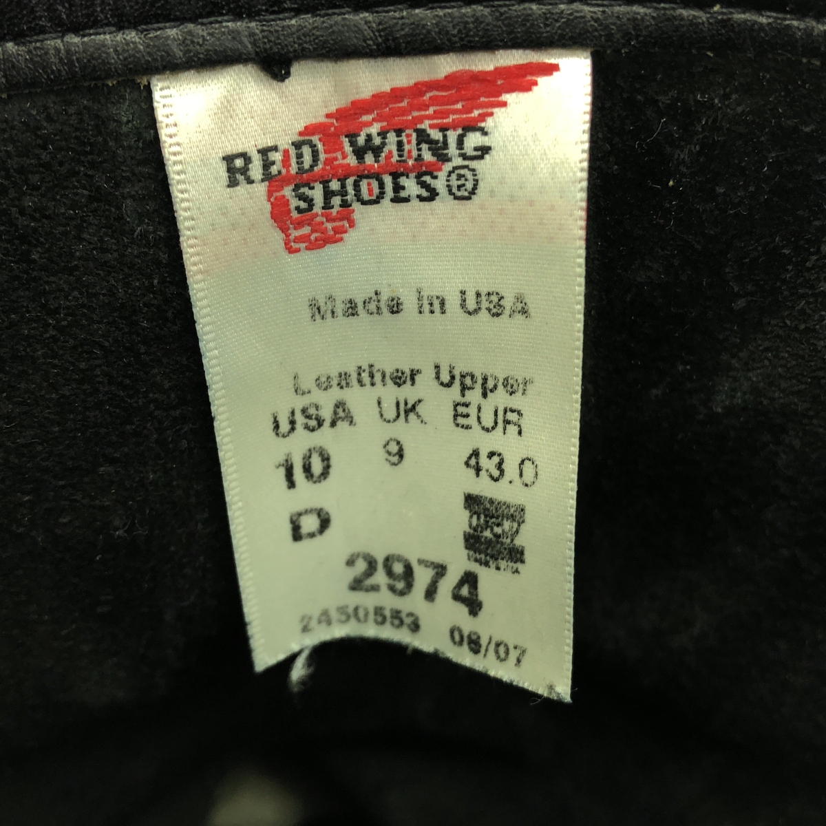 RED WING / レッドウィング 2974 / レザー エンジニアブーツ / 革靴