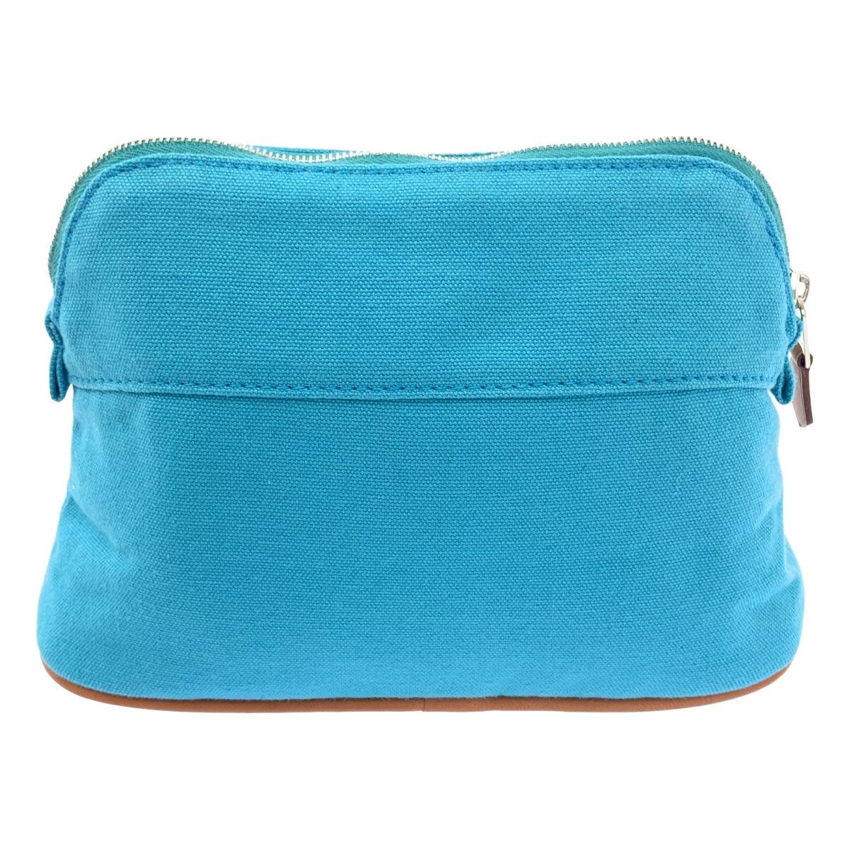 HERMES / エルメス ボリードポーチMM / レザー切替 キャンバス バッグ