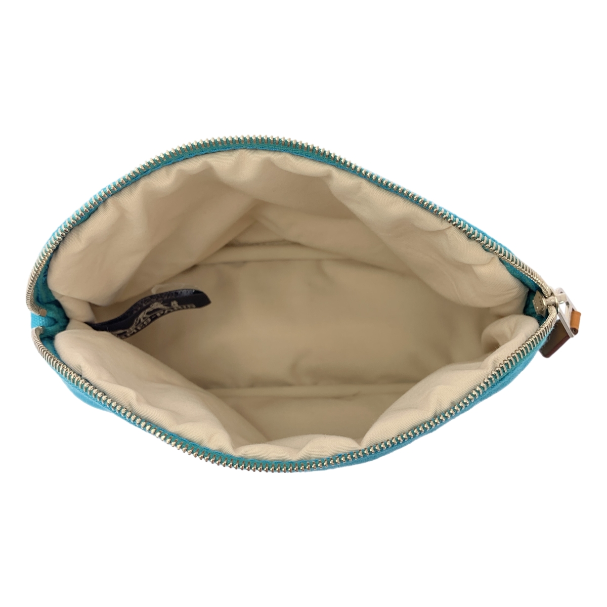 HERMES / エルメス ボリードポーチMM / レザー切替 キャンバス バッグ