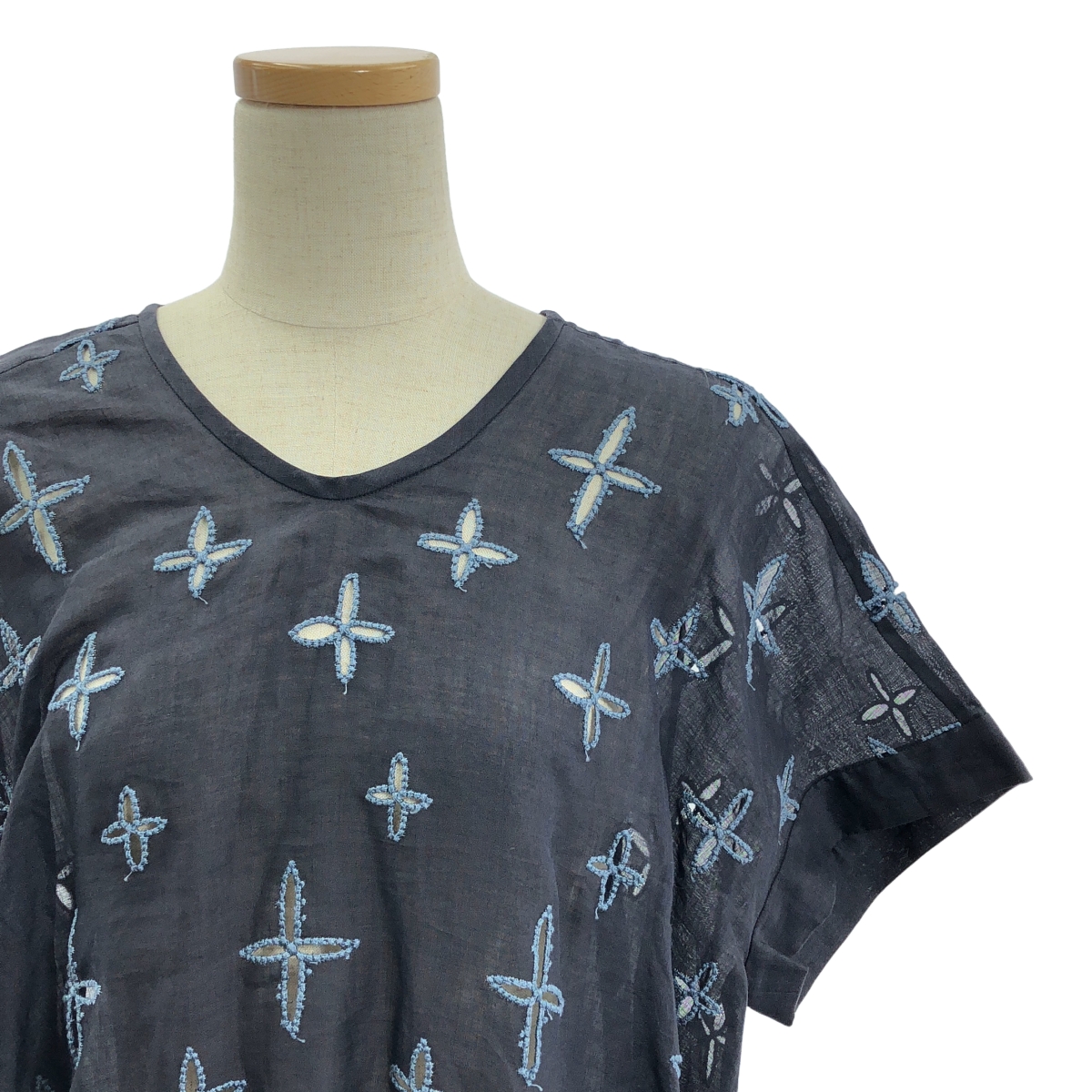 mina perhonen / ミナペルホネン wild star / カットワーク エンブロイダリー ワンピース