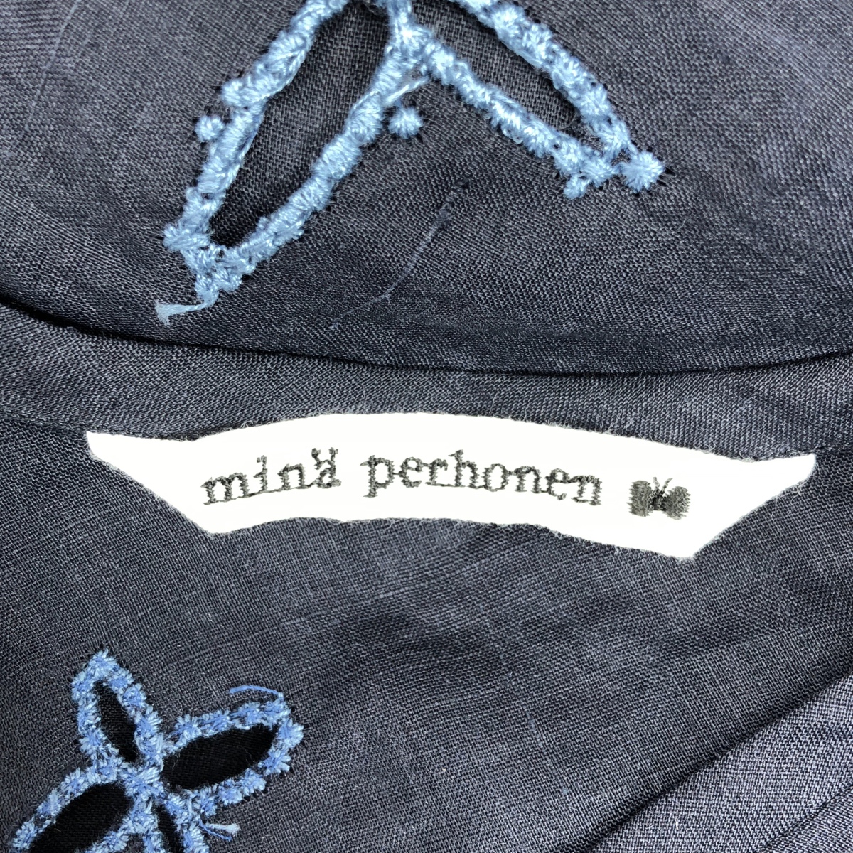 mina perhonen / ミナペルホネン wild star / カットワーク エンブロイダリー ワンピース