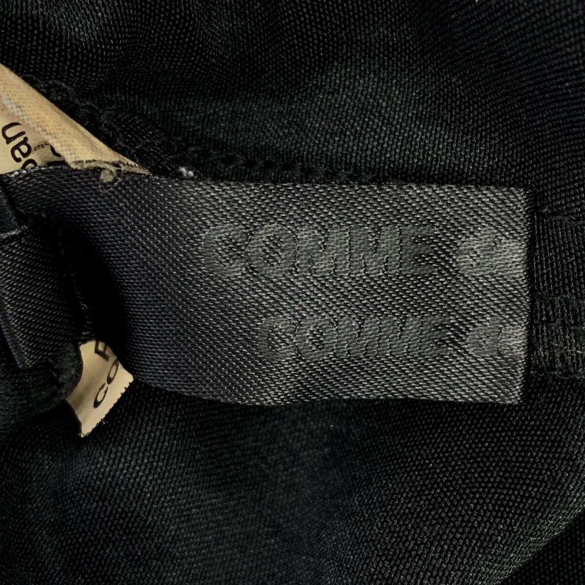 COMME des GARCONS COMME des GARCONS / コムコム ポリエステル 縮絨 クロップド イージーパンツ