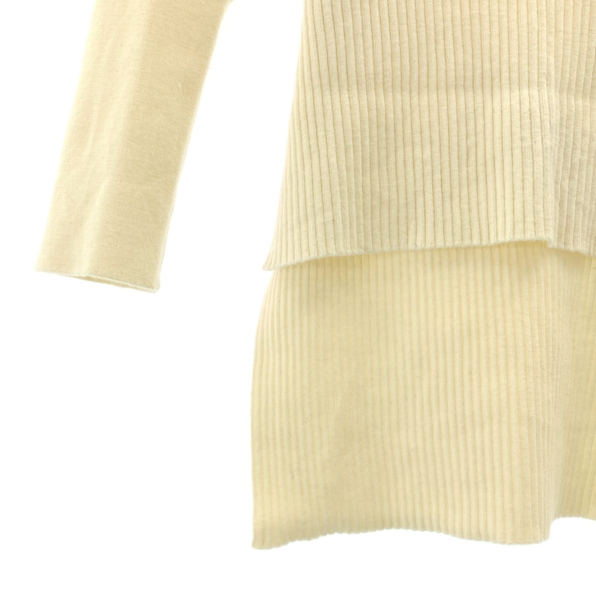 その他 ウール スリット プルオーバー ニット