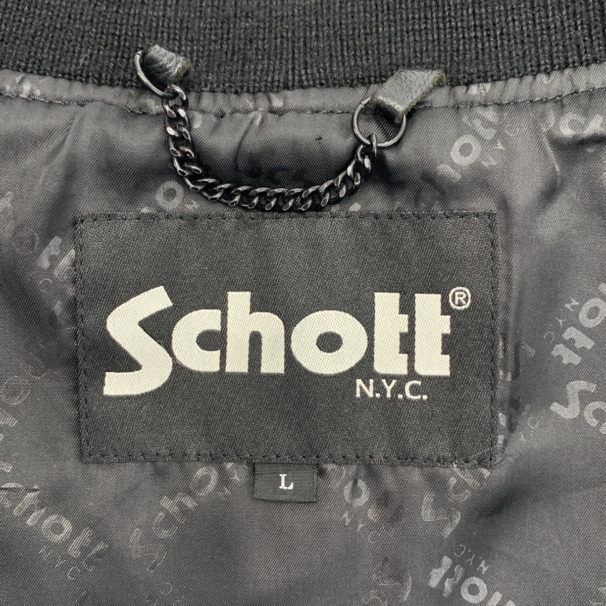 SCHOTT / ショット MA-1 Bowery Jacket レザー バワリー ジャケット