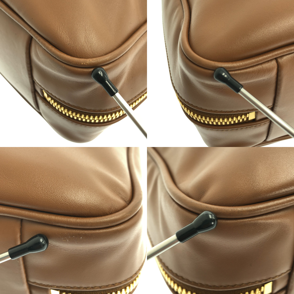 miu miu / ミュウミュウ Beau レザー ロゴ トップハンドル ボー バッグ