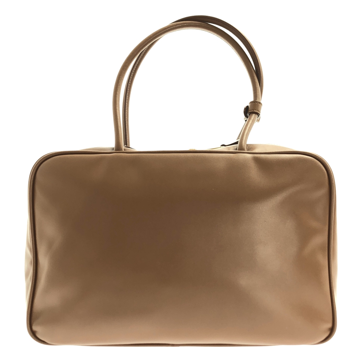 miu miu / ミュウミュウ Beau レザー ロゴ トップハンドル ボー バッグ