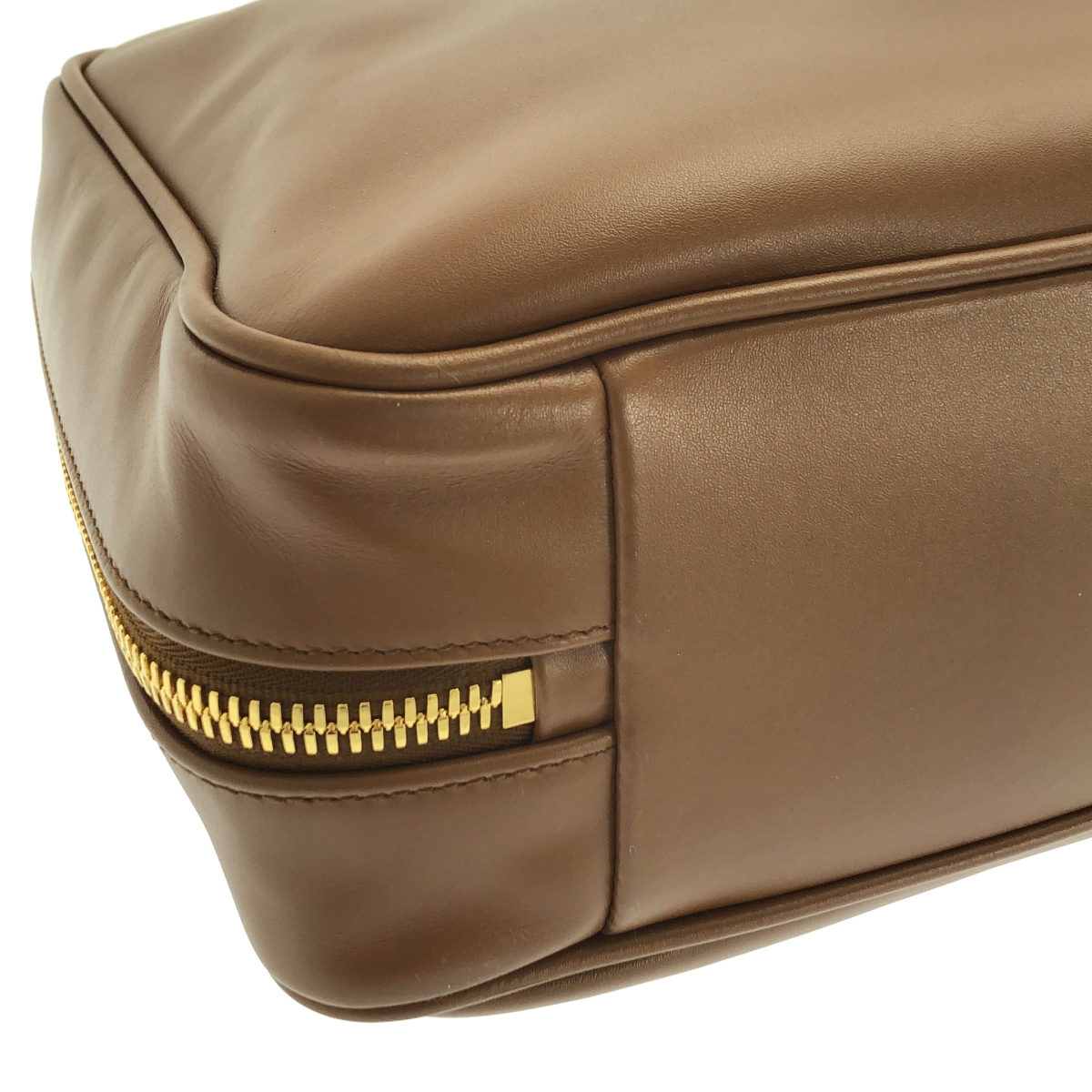 miu miu / ミュウミュウ Beau レザー ロゴ トップハンドル ボー バッグ