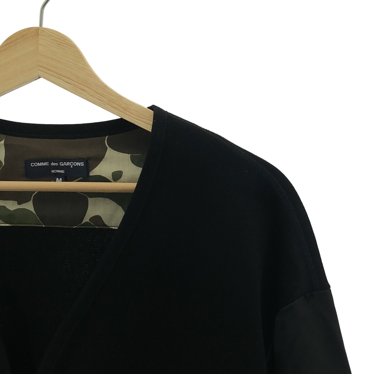 COMME des GARCONS HOMME / コムデギャルソンオム コットン ナイロン 切替 カーディガン