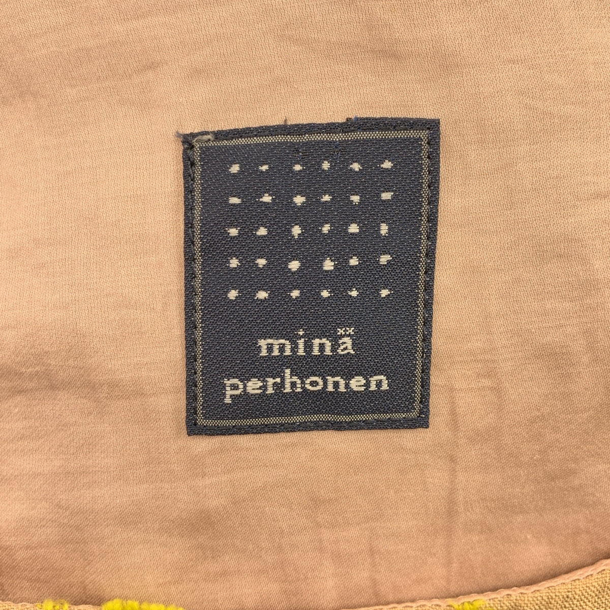 mina perhonen / ミナペルホネン metsa フロッキープリント プルオーバーワンピース