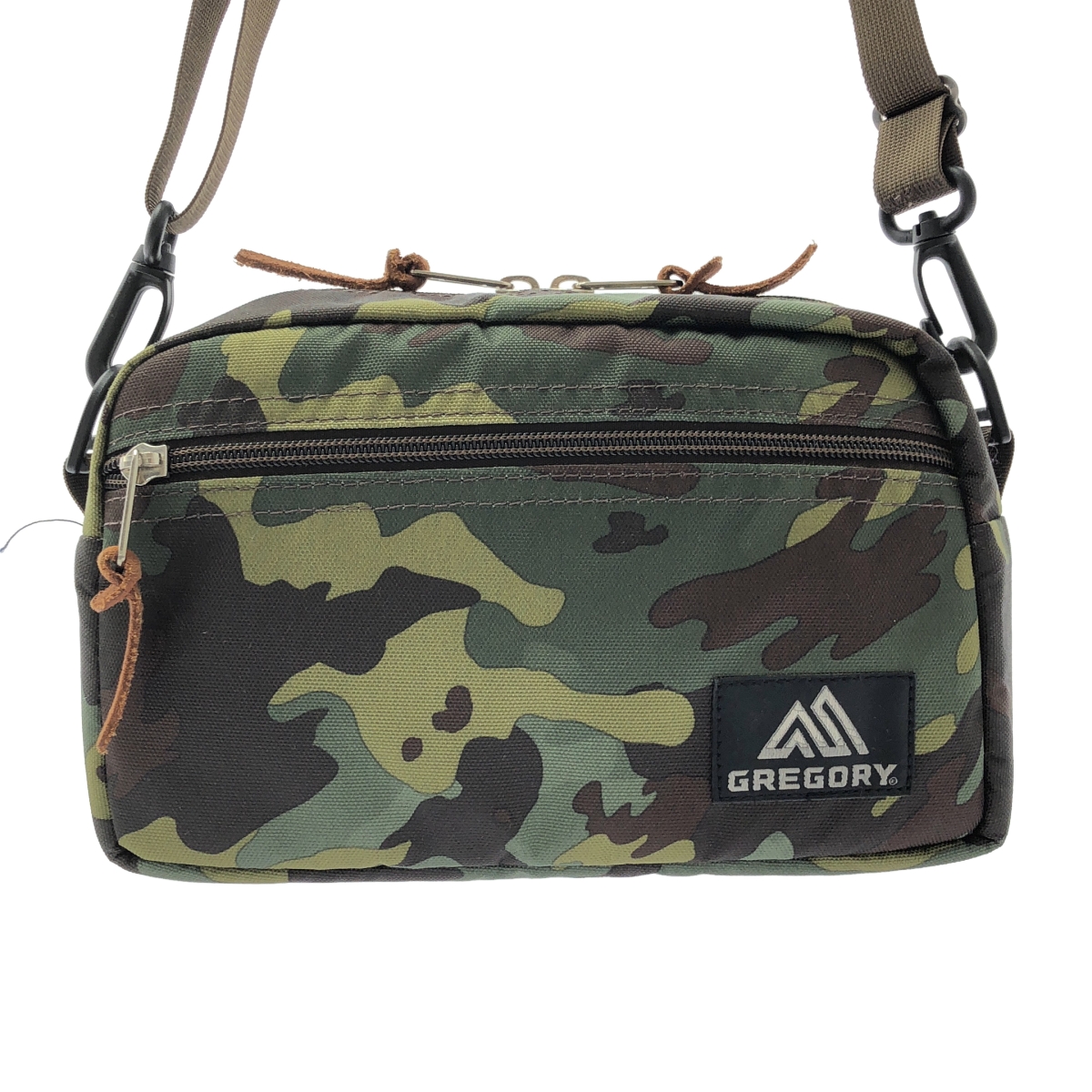GREGORY / グレゴリー 総柄 迷彩 カモフラージュ ロゴ パデッド ショルダーバッグ / ユニセックス