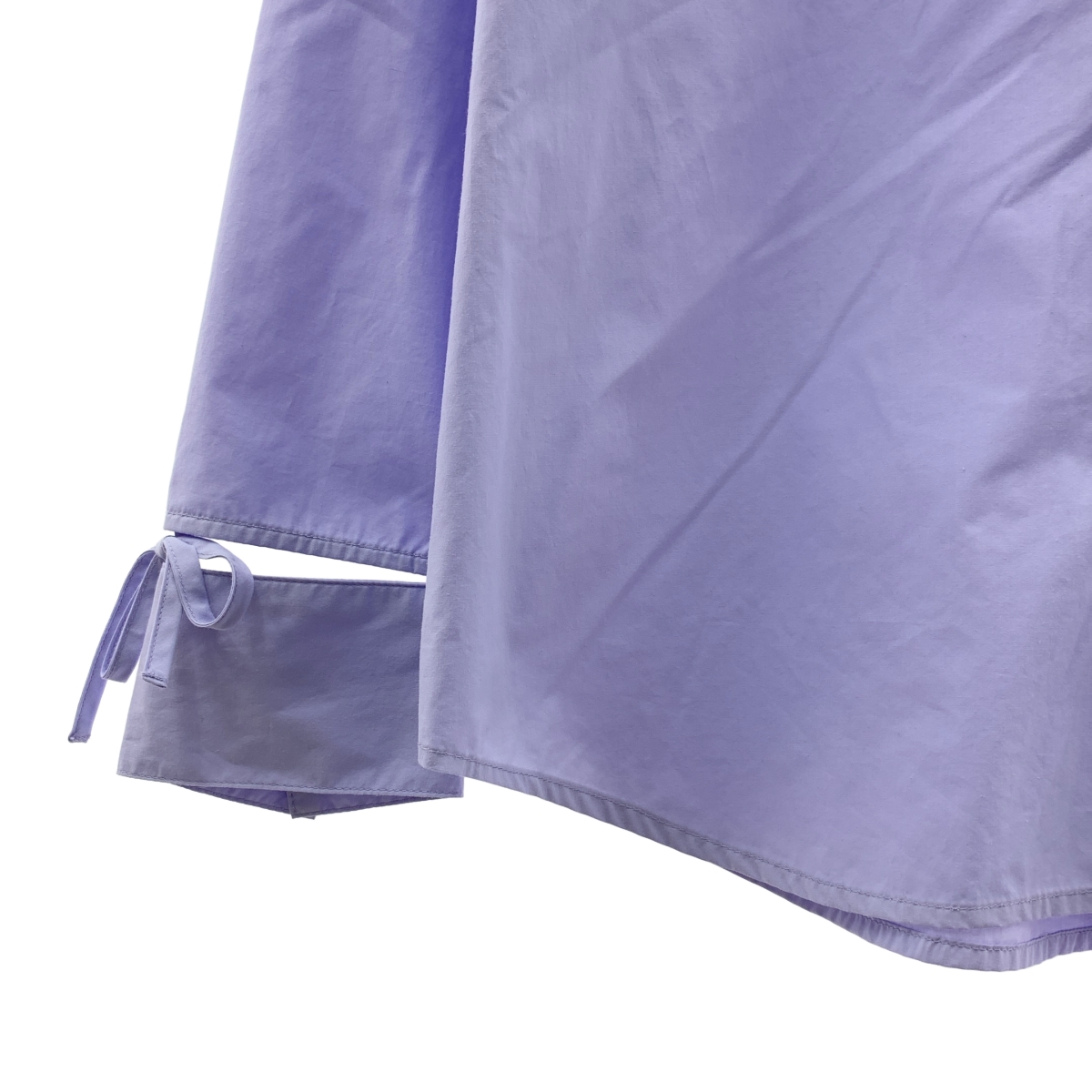 soduk / スドーク リボン カットアウト シャツ ブラウス