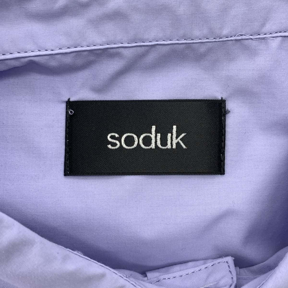 soduk / スドーク リボン カットアウト シャツ ブラウス