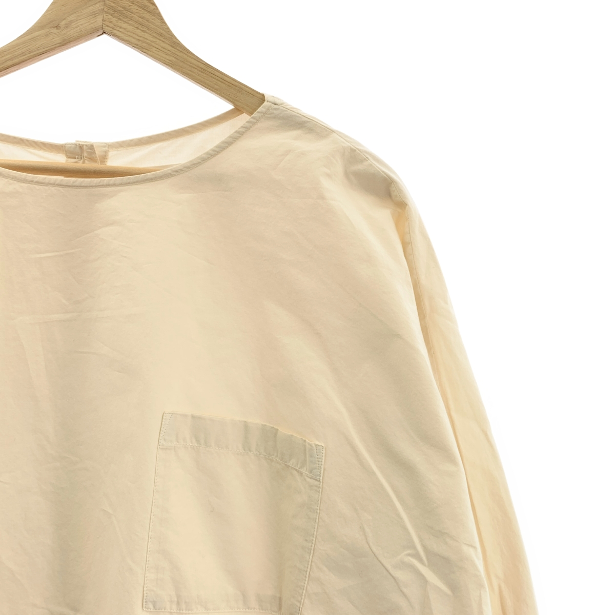 kagure / かぐれ コットン バックボタン ドルマンスリーブ ブラウス