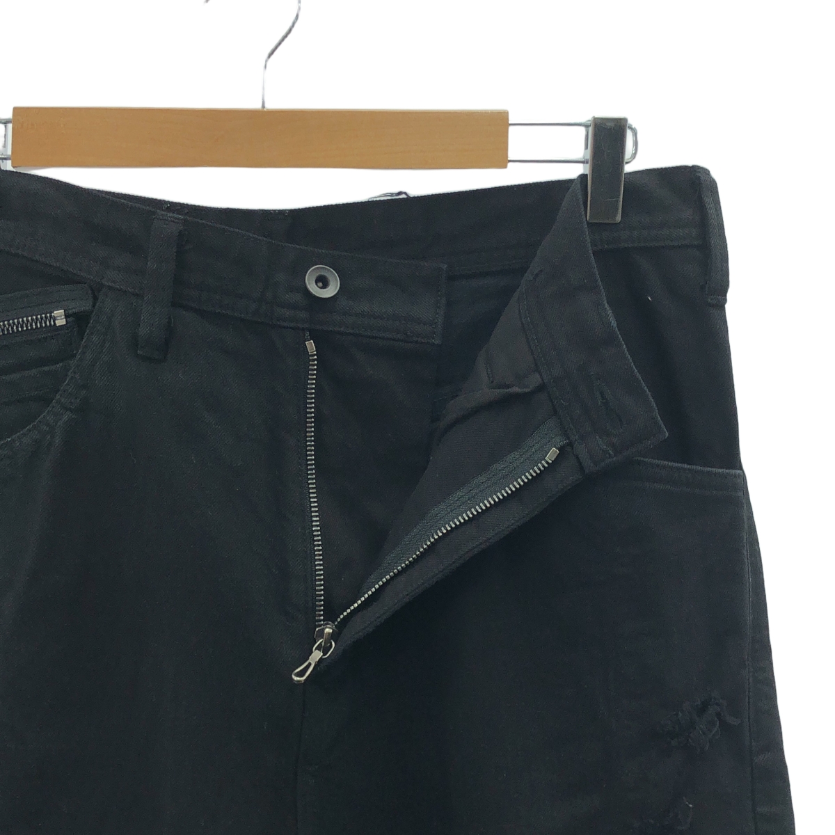 JULIUS / ユリウス RIDER PANTS ダメージ加工 デニムパンツ