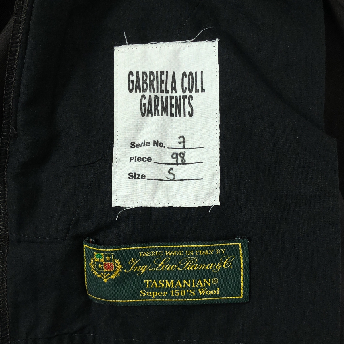 GABRIELA COLL GARMENTS / ガブリエラコールガーメンツ Loro Piana wool / ウール イージー パンツ